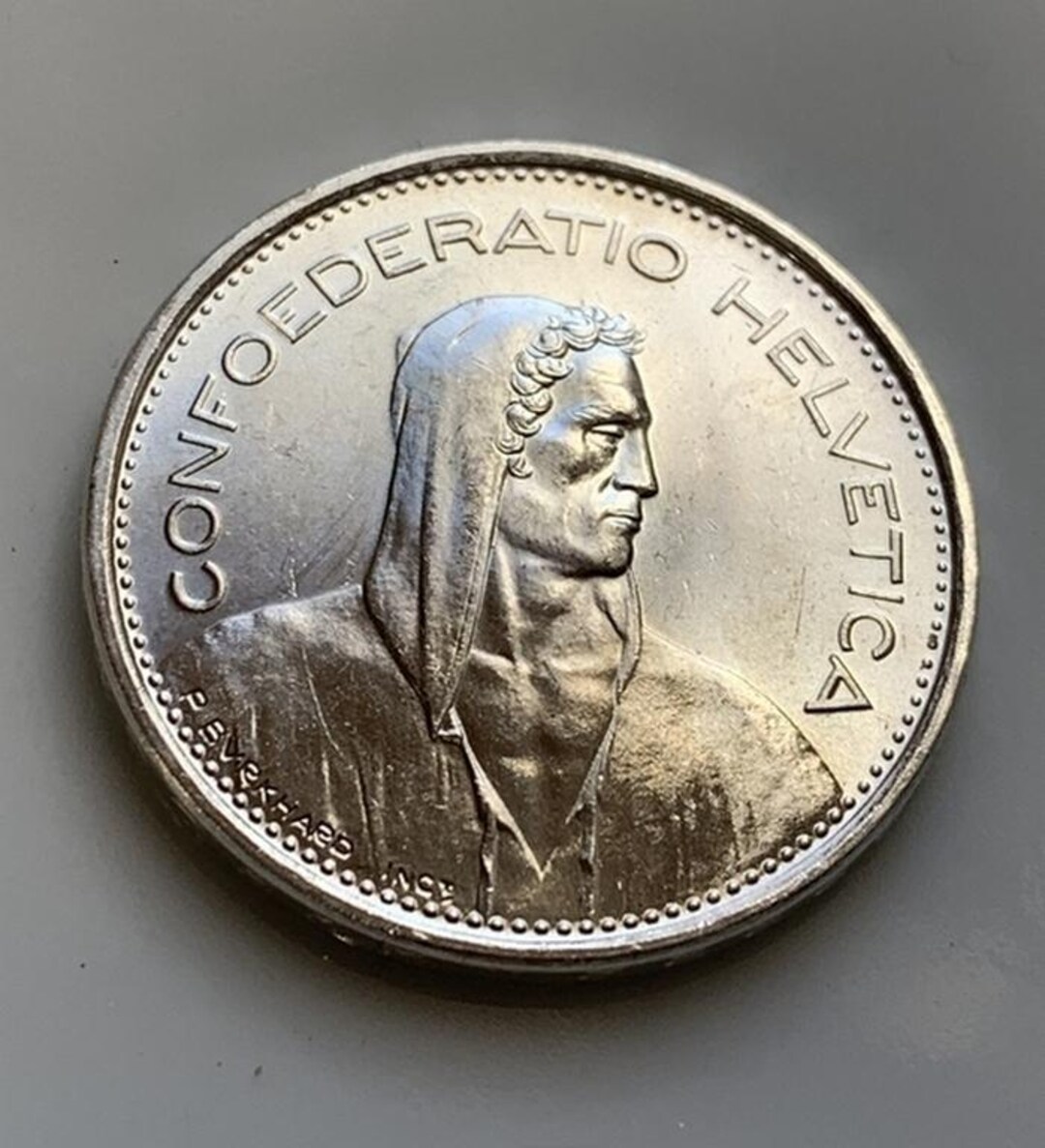 1965 Switzerland 5 Francs Silver Coin – Helvetia Design - Etsy