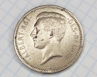 1974年 ベルギー 5フラン硬貨 - Etsy 日本