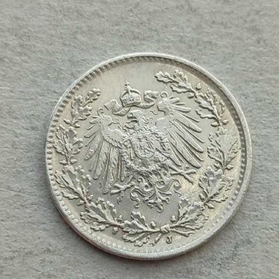 1917A 1918D ドイツ銀貨 2枚セット 古銭 1/2 Mark 【公式通販】 1917A 1918D ドイツ銀貨 2枚セット 古銭 1/2 Mark 【公式通販】