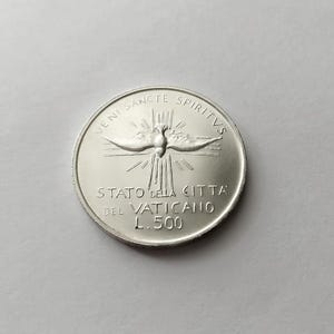 Vatican City – 500 Lire Silver Coin – 1978 – Pope Paul VI – Final Year of Pontificate