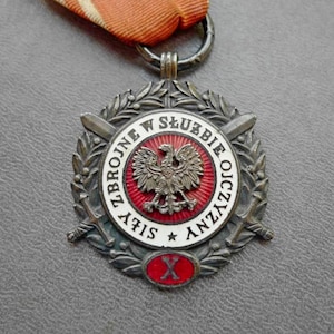 Poland NDP Ministry of Defense Medal – For Service to the Fatherland in the Armed Forces – 10 Years (X)