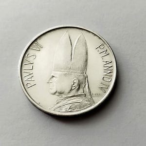 Vatican City – 500 Lire Silver Coin – 1966 – Pope Paul VI – Holy Year Commemorative
