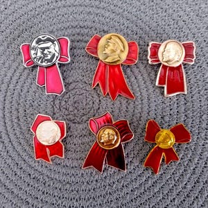 Vintage Rare USSR Badges 70s-80s – Unusual Designs with Vladimir Lenin’s Image