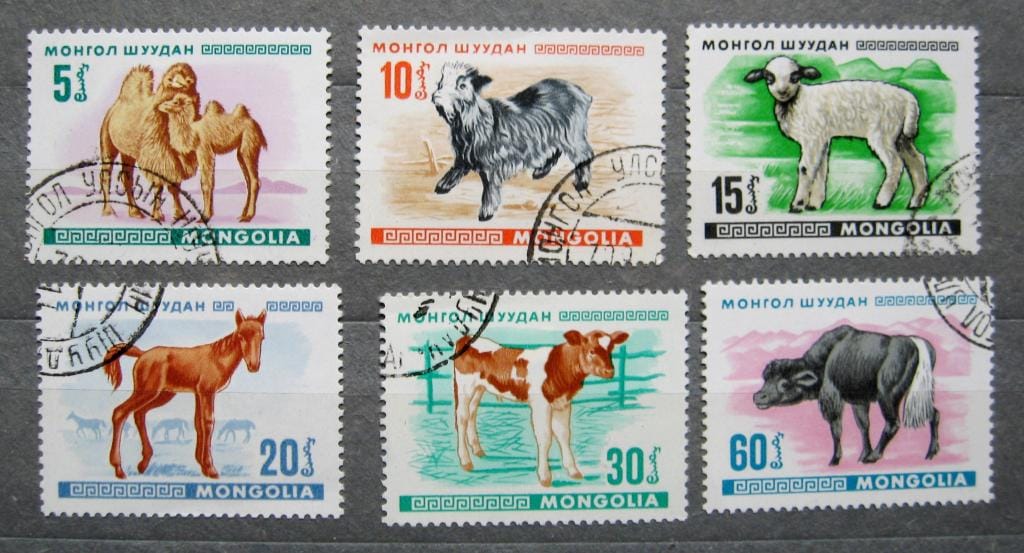 モンゴル切手 モンゴル 1961年 鳥類切手: ヴィンテージ切手収集 - Etsy 日本