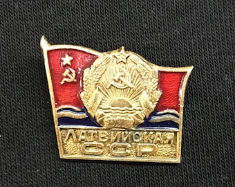 Ｌラトビア共和国軍＊国旗ピン（実物） Lラトビア共和国軍＊国旗ピン（実物） 【公式通販】