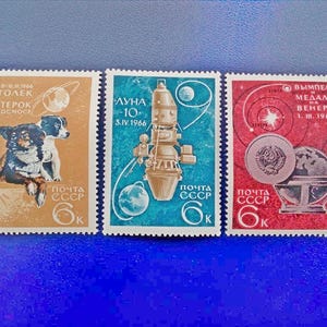 USSR Stamps, 1966 Space Exploration Series