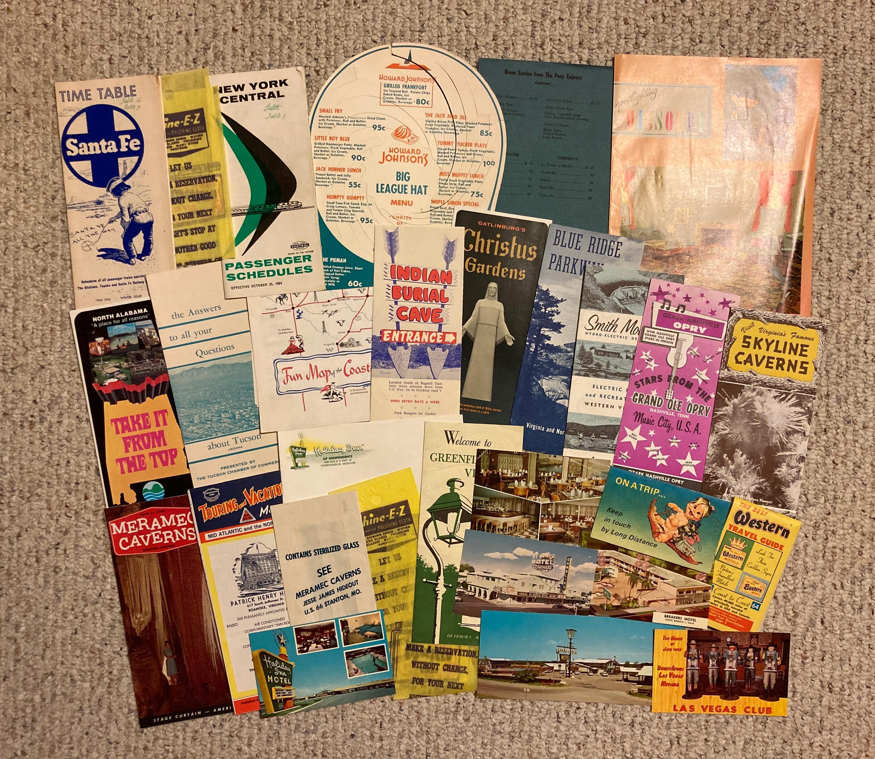 アメリカ ホテル 古いパンフレット 24点セット オマケ付き Vintage Travel Brochure - Etsy