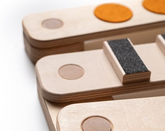 Natural Wood Balance Beam Set - Montessori Wobble Board