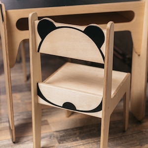 Chaise pour enfant, Chaise pour enfant, Chaise pour tout-petit animal, Chaise panda image 4