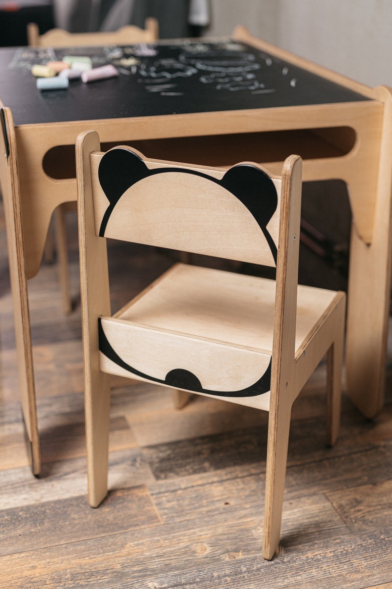 Chaise pour enfant, Chaise pour enfant, Chaise pour tout-petit animal, Chaise panda image 4