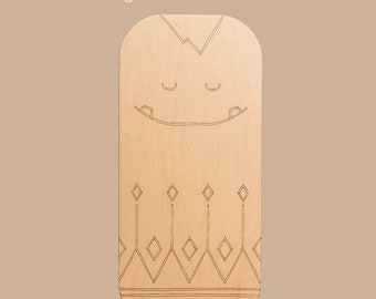 Birch Plywood Balance Board - Kids' Active Play, Uncoated Wood