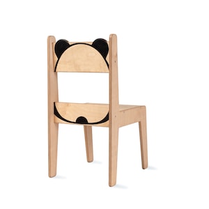 Chaise pour enfant, Chaise pour enfant, Chaise pour tout-petit animal, Chaise panda image 3