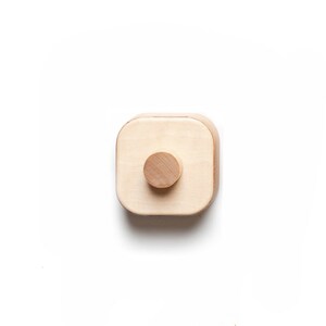 Montessori Wooden Beam Connectors - Kids&#39; Balance Board Links for Creative Play and Coordination Development one dot