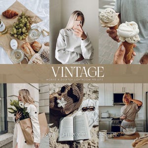 10 Preset Lightroom, Aesthetic Presets, Moody Instagram Presets, Mobile and Desktop Presets, Film Presets, Blogger Presets, Film Presets