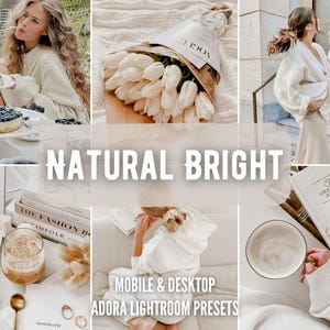 10 Bright Lightroom Presets, Clean Mobile Presets, Indoor Presets, Instagram Presets, Light Airy Presets, Blogger Presets, Aesthetic Presets