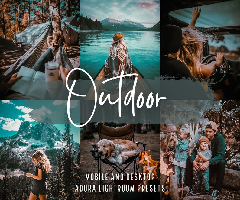 10 Outdoor Mobile Lightroom Presets Stimmungsvoll Wandern Blogger Presets Natur Dunkle Erdtöne Abenteuer Influencer Desktop Presets Reise Dng Bild 1