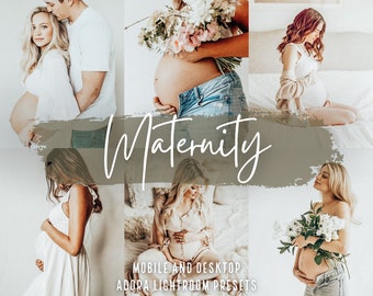 10 Mutterschaft Lightroom Presets Mobile, Mom Blogger Presets, Baby Presets, Schwangerschaft Presets, Neugeborenen Presets, Creme Influencer Presets, Vsco