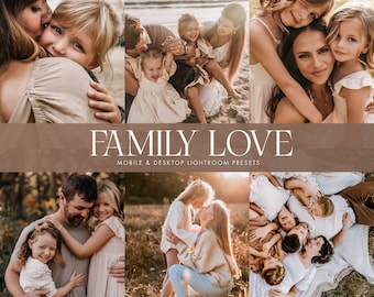 10 Mobile Presets für die Familie Lightroom, Outdoor Presets, Warm Family Presets, Portrait Presets, Instagram Presets, Nature Presets, Family Filter