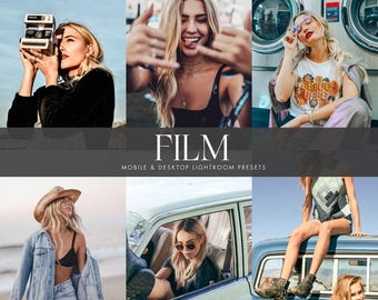 10 Presets Lightroom, Film Presets, Movie Presets, Cinematic Presets, Kodak Aesthetic Presets, Analog Film, Blogger Preset, Instagram Filter