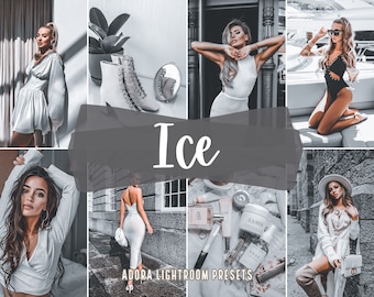 5 Ice Mobile Presets Lightroom, Gray Presets, Moody Blogger Presets, Instagram Presets, Grey Presets, Lifestyle Influencer Presets Iphone