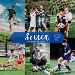 10 Lightroom-förinställningar för fotboll | Förinställningar för sportfotografering | Fotofilter för utomhusbruk | Lightroom-förinställningar för mobil och dator