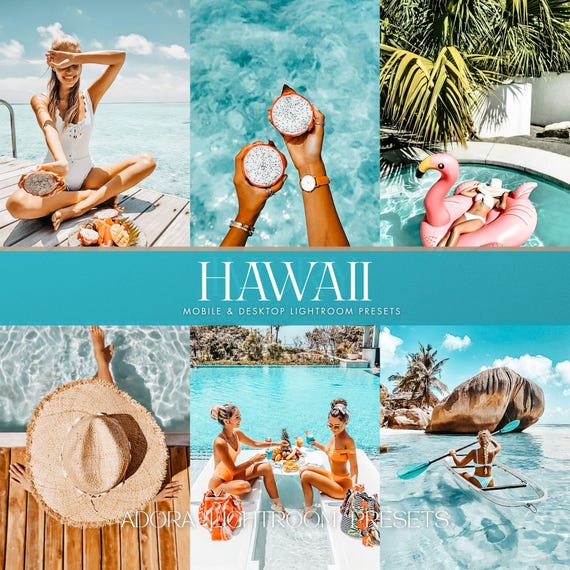 10 Beach Lightroom Presets, Vibrant Mobile Presets, Summer Presets, Blogger Presets, Beach Filters, Pool Presets, Travel Presets