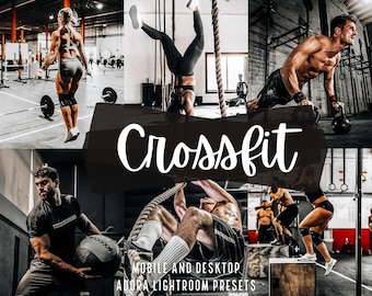 10 Crossfit Lightroom Presets, Moody Gym Presets, Fitness Influencer Mobile Presets, Workout Filter, Sports Blogger Presets, Dark Aesthetic
