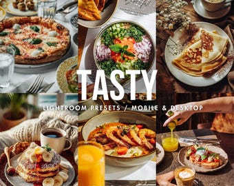 10 ajustes preestablecidos de Lightroom para móviles con diseños deliciosos, ajustes preestablecidos para bloggers de comida en Lightroom, ajustes preestablecidos para Instagram, ajustes preestablecidos vibrantes para comida, ajustes preestablecidos para bares, ajustes preestablecidos brillantes para comida.