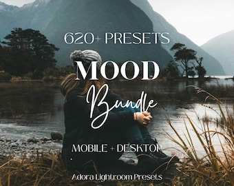 620 MOODY Bundle Lightroom Presets, Dark Earthy Mobile and Desktop Presets, Instagram Presets, Moody Aesthetic Influencer Presets