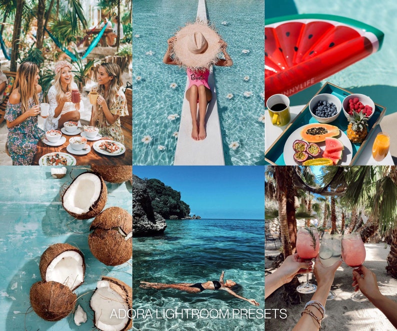10 Cancun Lightroom-Voreinstellungen, Mobil & Desktop, helle Blogger-Voreinstellungen, Reise-Voreinstellungen, Sommer-Strand-Voreinstellungen, Color Pop-Instagram-Voreinstellungen Bild 3
