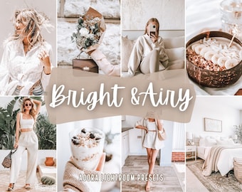 10 helle, luftige Lightroom-Presets, saubere Mobile-Presets, helle Indoor-Presets, Instagram-Presets, Natural-Lightroom-Presets