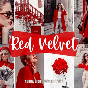 10 Red Lightroom Presets Mobile, Valentines Day Presets, Couple Presets, Love Presets, Instagram Presets, Lifestyle Presets, Bright Presets