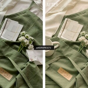 10 Matcha Preset Lightroom Mobile, Green Pastel Presets, Instagram Preset, Mint Travel Blogger, Summer Preset, Bright Airy Influencer Preset image 4