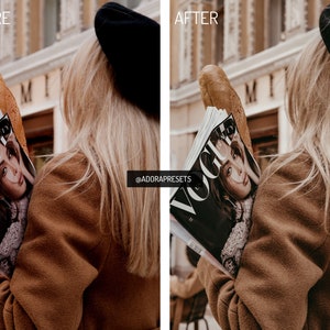Coffeee Mobile Presets Lightroom, Natural Blogger Presets, Fashion Presets, Brown Aesthetic Preset, Instagram Presets, Warm Presets, image 4