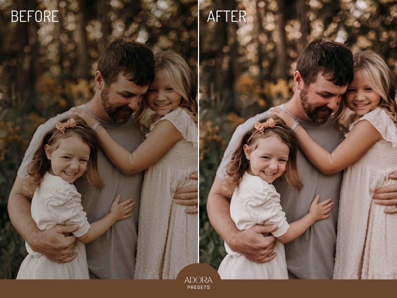 10 Family Mobile Presets Lightroom, Outdoor Presets, Warm Family Presets, Portrait Presets, Instagram Presets, Nature Presets, Family Filter image 5
