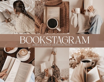 10 Bookstagram Lightroom Presets, Mobile Presets, Instagram Presets, Aesthetic Presets, Brow Presets, Chocolate Presets, Blogger Presets