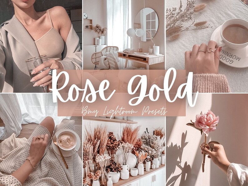 Mobile LIGHTROOM Presets Rose Gold Preset Rose Presets Etsy