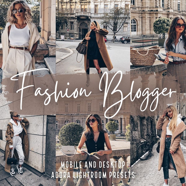 10 Fashion Blogger Presets, Mobile and Desktop Lightroom Presets, Natural Lifestyle Preset, Influencer Presets, Instagram Preset, Aesthetic