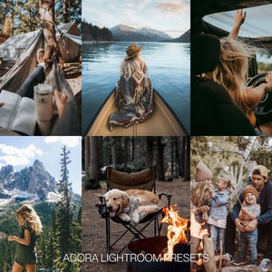 10 Outdoor Mobile Lightroom Presets Stimmungsvoll Wandern Blogger Presets Natur Dunkle Erdtöne Abenteuer Influencer Desktop Presets Reise Dng Bild 2