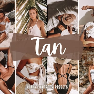 10 Tan Lightroom Presets Mobile, Tanned Skin Presets, Beach Presets, Summer Presets, Travel Blogger Presets, Instagram Presets, Glow Preset