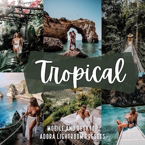 10 Bali Mobile Presets Lightroom, Jungle Presets, Travel Blogger Presets, Summer Presets, Moody Presets, Green Presets, Instagram Presets