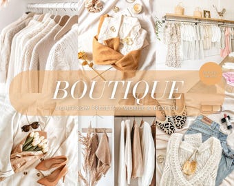 10 Boutique Lightroom Presets Mobile, Warm Cozy Instagram Presets