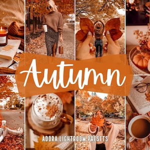 10 Autumn Lightroom Presets, Fall Mobile Presets, Outdoor Presets, Instagram Presets, Vibrant Presets, Halloween Filters, Aesthetic Presets
