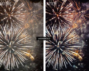 10 Fireworks Lightroom Presets, Presets New Years Eve Party, Firework  Filter, Night Lights Presets, Party Preset, Mobile Desktop Presets