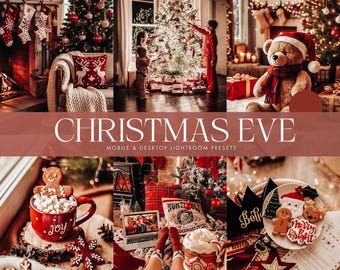 10 Christmas Lightroom Presets, Warm Presets, Family Presets, Holiday Presets, Winter Blogger Presets, Mobile Presets, Instagram Presets,