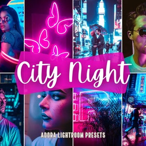 10 Lightroom Presets, Neon Presets, Mobile Presets, Colorful Presets, Vibrant Cyberpunk Presets Instagram Presets