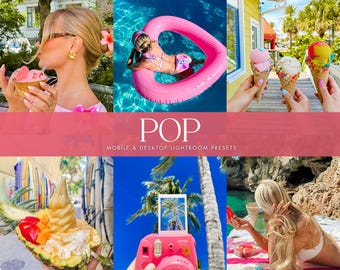 10 Lightroom Presets, Mobile & Desktop, Color Pop Presets, Bright Blogger Presets, Instagram Presets, Summer Presets, Travel Presets