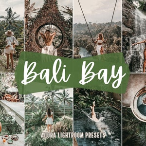 10 Bali Bay Lightroom Presets Mobile & Desktop, Jungle Presets, Instagram Preset, Moody Green Blogger Presets, Travel Blogger Preset, Summer