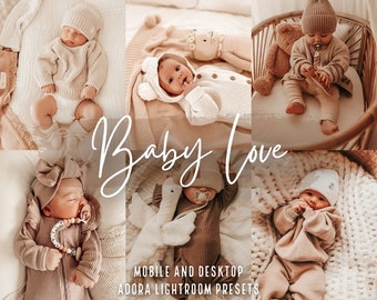 10 Baby Liebe Mobile Lightroom Presets Weiche Neugeborene Mama Blogger Presets Leichte Airy Family Presets Baby Presets Instagram Filter Mom Presets