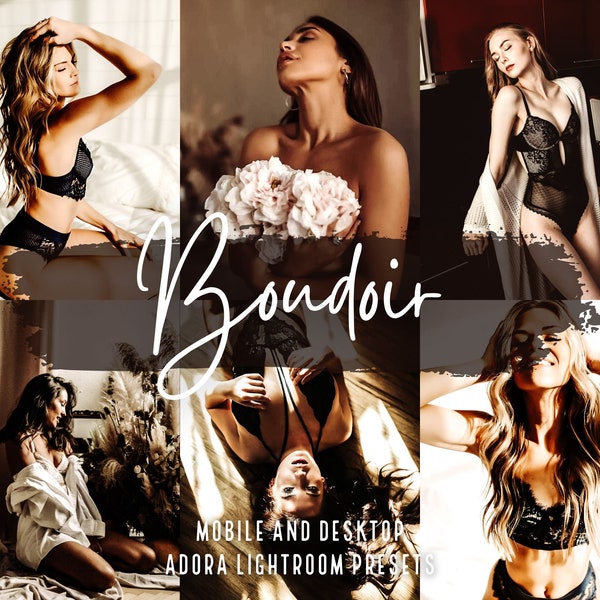 10 Boudoir Lightroom Presets,Mobile & Desktop Presets, Instagram Presets, Luxury Blogger Presets, Lingerie Presets, Boudoir Photo Filter